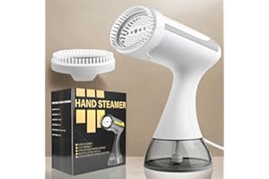 ACMOMO Stiro Verticale Stirella Verticale,Stiratrice Verticale, Serbatoio Acqua 400ml, Vapore 30g/min togliere le pieghe Facile e Veloce, Lunghezza Linea 2.1m