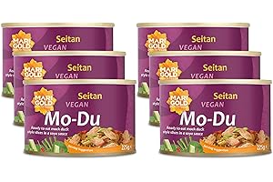 MARIGOLD HEALTH FOODS Marigold Seitan Vegan Mo-du, 225g (Pack of 6)