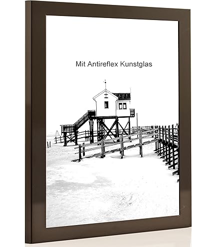 PCH[art] Fotolijst 'New Malmø - anti-reflex' | Kleur: Aluminium | Grootte: 90x120 | Elegante lijst voor uw foto's en motieven