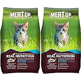 Meat Up Kitten (1 - 12 Months) Dry Baby Cat Food, Ocean Fish, 600g (Buy 1 Get 1 Free)