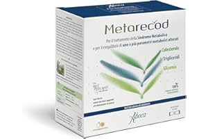 Aboca - Metarecod 40 Bustine Granulari Monodose - Per il Trattamento della Sindrome Metabolica e il Riequilibrio di Parametri Metabolici