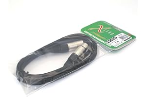 X-LEAD MC10GD020BK serie GOLD - Cavo microfonico professionale di qualità - XLR/XLR - Connettori originali INCO - (2 m, nero) - MADE IN ITALY - by INCO