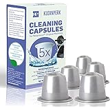 KLEANPERK I Reinigungskapseln für Nespresso Kaffeemaschine I Barista Zubehör I Kaffeemaschinenreiniger I Schnelle & Einfache 