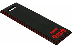 Peddinghaus 6423000001 Protech Tapis protection genoux, Noir/rouge