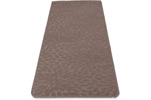 CASA TESSILE, Ariel -Tappeto Cucina Made in Italy, Antiscivolo, Lavabile - Passatoia Cucina - Larghezza 50 cm, Lunghezza 120 cm - Visone