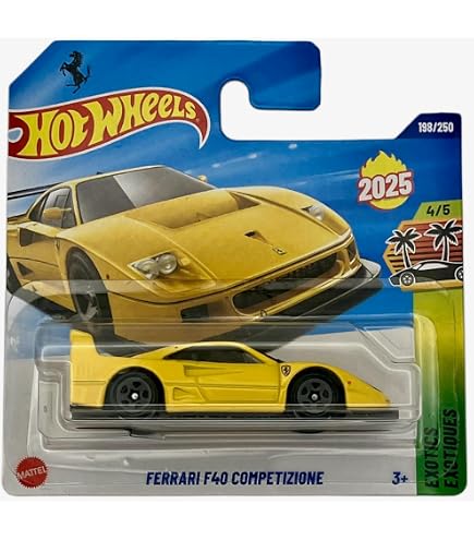 Hot Wheels Ferrari F40 Competizione HYW59 HW Exotics 4/5 Red Short