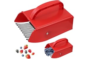 KOUHA Peigne à Myrtilles et à Mûres Cueilleur de Baies avec Peigne Métallique Peigne Myrtilles 22 x 14 cm