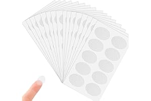 WANGENPING 600 sztuk przezroczystych nakładek do uszu z polietylenu (PE), stabilizator do długotrwałego stosowania – zestaw sportowy