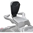 SAUTVS Black Foldable Passenger Backrest for Can-Am Ryker, Cast Aluminum Black Sport Passenger Back Rest Kit for Can Am Ryker 600 900 & Ryker Rally 2019-2023 Accessories (ZP-YJ-030603-169)