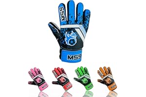 MS9 Kids Boys Children's Junior Football Goalkeeper Sports Soccer Goalie Gloves
