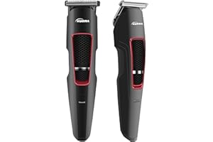 Kubra KB-2048 Professional Hair Trimmer For Men/Beard Trimmer For Men, Black | Precision T Blade With 5 Trimming Range | 50 M