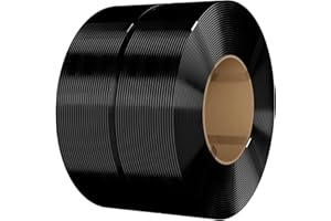 eSUN Filament PLA+ 1,75 mm - Recharge PLA Plus Spoolless - Précision dimensionnelle +/- 0,03 mm - 1 kg par bobine - 2 bobines pour imprimante 3D - Noir - 2 kg