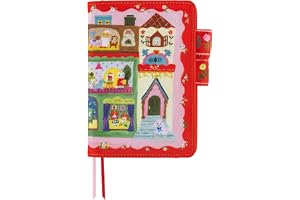 Hobonichi Techo A6 Planner Cover – Yumi Kitagishi: White Cat House (Original Size,Cover Only)