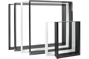 Natural Goods Berlin 2x GAMBE PER TAVOLO | Montaggio Facile | Piedi per Tavolo in Metallo Industriale | Ideale per Progetti Fai-da-Te come Tavolo da Pranzo, Scrivania, Tavolino, Panchina | 70x72 cm