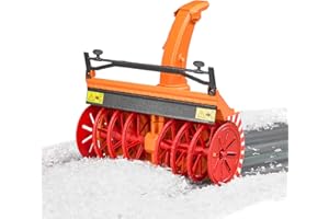 bruder 02349 - Accessoires fraise à neige, service hivernal, lame à neige, chasse-neige, jouets d'hiver