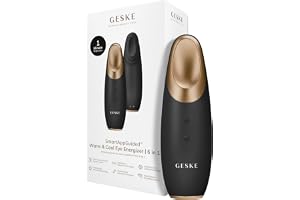 GESKE | SmartAppGuided™ Warm & Cool Eye Energizer | 6 i 1 | Ögonmassager | Massageapparat mot mörka ringar