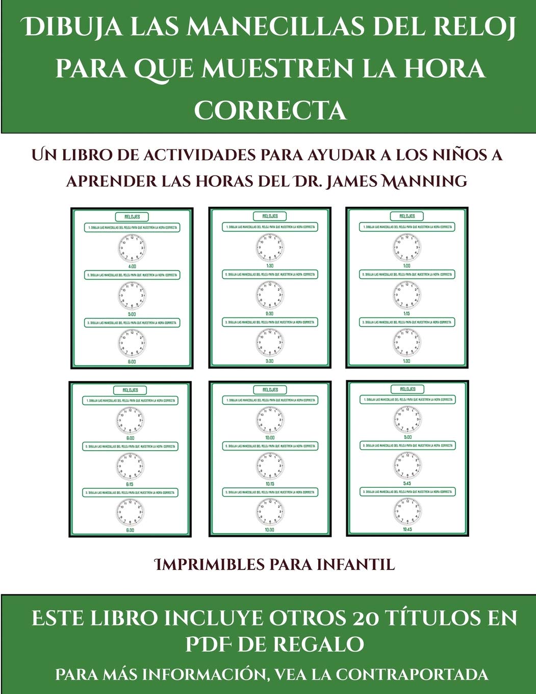 Imprimibles para infantil : Este libro contiene 30 fichas con actividades a todo color para niños de 5 a 6 años