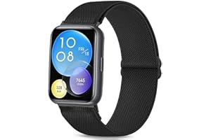 TUCOMO Elastyczny nylonowy pasek kompatybilny z Huawei Watch Fit 2 Active/Elegant/Classic, rozciągliwy, zapasowy pasek do Huawei Watch Fit 2, dla mężczyzn i kobiet