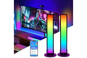 BONLUX LED Light Bar, RGB Light Bar Lamp Ambiance Gaming Lights z wieloma efektami świetlnymi i trybami muzycznymi do pokoju gier, komputera, akcesoriów PC, nastrojowego światła sterowanego aplikacją