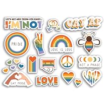 A5 Gay Pride Aufkleber – LGBTQ Regenbogen Flagge | Vinyl-Aufkleber Für Auto, Laptop & Mehr
