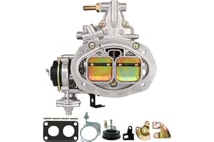 Condgreemee Carburetor 2 Barrel for Weber EMPI 32/36 DFEV 32x36 carb for VW Bug 1976-1983 Mazda B2600 Caravan Dodge Arrow Sedan Pickup 2.0L 2.6L Fiat 124/131 Engines Carb with Electrical choke