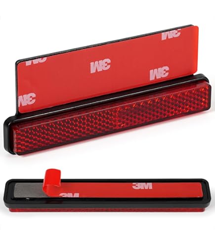 Reflection Man Reflector Delgado Rojo Con M5 Perno De Montaje 123