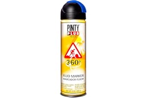 PINTY PLUS Pintura en spray PINTYPLUS TECH 650 Marcador 360º Azul T118