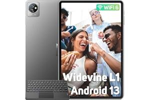 Blackview WiFi 6 Tab 70 Tablette Android 13, Tablette Tactile 10,1 Pouces 8+64GO(2TO TF), 6580mAh/Bluetooth 5.0/1280 * 800 HD+ IPS/Google GMS/Widevine L1/OTG/3 Caméras/Contrôle Parental/2Ans Garantie