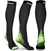 Rwest X Compression Socks, Compression Socks Women and Men 18 mmHg for Running, Cycling, Sport, Jogging, Running, Flying, Tra