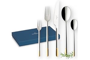 ‎VILLEROY & BOCH Villeroy & Boch Ella Zestaw Sztućców, Srebrny, 30 elementów