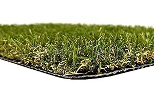 Yelloo - Erba Sintetica per Esterno (20 mm 1x10m) Prato Sintetico da Esterno Drenante, Tappeto Erba Sintetica per Esterno, Erba Finta, Rotolo Erba Sintetica, Erba Artificiale per Giardino Calpestabile