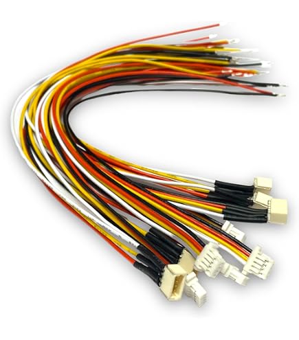 5 sets Micro JST SH 1.0mm 6-Pin Female Connector with Wire and Male Connector NE