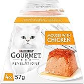 GOURMET Revelations Mousse Chicken Wet Cat Food 4x57g, Pack of 6