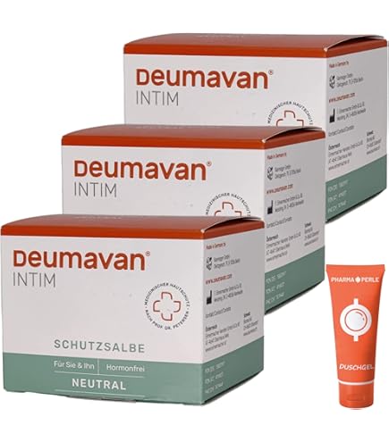 Deumavan intim Schutzsalbe I neutral I 3x 125 ml Sparset I plus PharmaPerle  giveaway : Amazon.de: Drogerie & Krperpflege