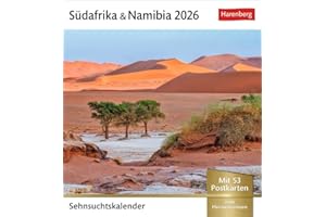 Südafrika & Namibia Sehnsuchtskalender 2026 - Wochenkalender mit 53 Postkarten: Wochen-Kalender zum Aufstellen für Urlaubsfeeling zu Hause. ... zum Aufhängen (Sehnsuchtskalender Harenberg)