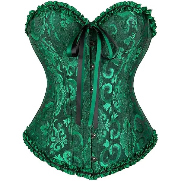 Corset à Lacets Médiéval Pour Femme – Bustier Push-up En Dentelle Et Satin – Idéal Pour Halloween, Soirées Et Costumes