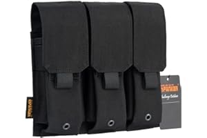 EXCELLENT ELITE SPANKER Bolsa táctica Molle para Cargador Simple/Doble/Triple para Cargador M4 M14 M16 AR15 AR10 G36