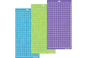 Euablfo 3 Piezas Alfombrillas de Corte de Repuesto de 30,5 X 61 Cm, Alfombrillas de Corte Autoadhesivas para Manualidades, para Cricut Maker/Explore Air 2