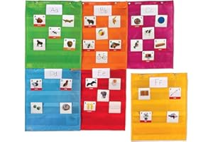 Learning Resources Pochette Murale aimantée – Tableau d’Organisation visuelle - pour routines Enfant, pictogrammes, Affichage Classe - Maternelle & TDAH