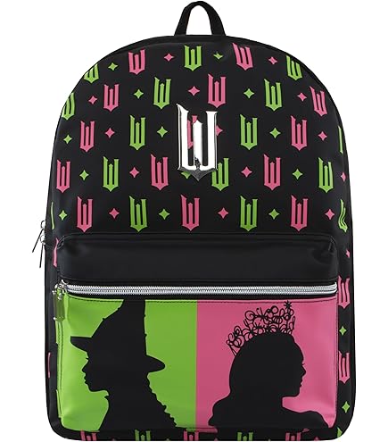 Loungefly - Wicked - Pink & Green Mini Backpack - Wicked Part 1 - Premium Vegan Leather - Gift Idea - Official Merchandise - for Boys, Girls, Men and Women - Movie Fans