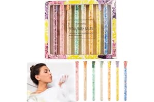 OURDORT Weihnachtlicheser 8er Badesalz-Geschenk-Set,Schäumendes Badesalz Abschalten,Handgefertigte Bade Salz Geschenk Set, Geburtstagsgeschenke Weihnachtsgeschenke für Freundinnen Mütter Frauen Mädchen