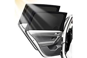 ETEIYLT 2 Pezzi Tendine Parasole Auto Bambini, Parasole Auto Bambini Block Raggi UV, 90CM×60CM Universali Parasole Auto Bambini, per Tendine Parasole Auto Finestrini Laterali