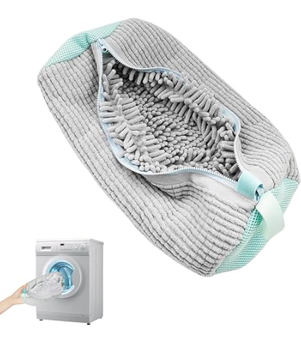 Borsa Lavascarpe Tianher 2 Pezzi - Con Cerniera Nascosta, Grande E Media, Riutilizzabile - Foto 8