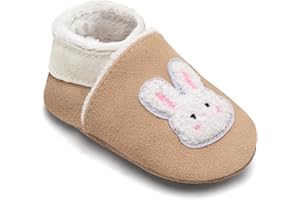 ICEUNICORN Scarpe Primi Passi Bimba Bimbo Invernali Scarpine Primi Passi Bambina Scarpine in Pelle Bambino Calda Fodera Pantofole Bambini