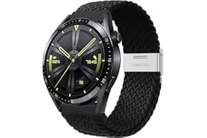 Songsier Armband für Huawei Watch GT 4 46mm/ GT 5 46mm/ GT 3 46mm/ GT 2 46mm/ GT, 22mm Verstellbares Atmungsaktives Weiches Stretch Uhrenarmband für Huawei Watch GT 3 Pro 46mm/ GT 2e/ GT Runner