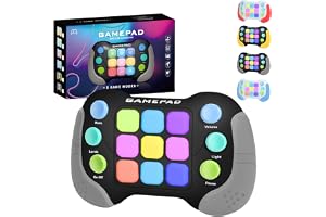 Pop elektronisk svart spel, sensorisk fidget-spelmaskin, sensorisk leksak, autism fidget snabb pussel, manuell stressavlastni