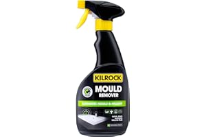 Kilrock Mould Remover Spray 500ml - Eliminates Mould & Mildew - Removes Mould from Tiles, Walls, Ceilings, Bathrooms, Kitchens, Basements, Balconies, Saunas, Sheds, Plant Boxes and Garden Ornaments