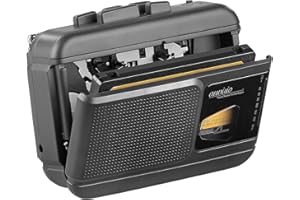 auvisio Cassettenrekorder: Mobiler Kassettenspieler, Bluetooth-Transmitter, Sprachrekorder, Radio (Kassettenrekorder Bluetooth, Radiorecorder, Audiokassetten)