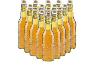 Tè Limone Bio | Galvanina | 12 Bottiglie in Vetro Scolpito | 355 Ml | Eccellenza Italiana | Infuso delle Migliori Foglie di Te | Bibita Dissetante Biologica