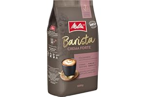 ‎MELITTA Melitta Barista Classic Crema Forte, Ganze Kaffee-Bohnen 1kg, ungemahlen, Kaffeebohnen für Kaffee-Vollautomat, kräftige Röstung, Stärke 4